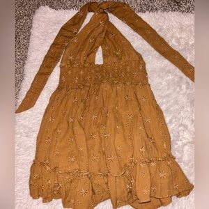 Aerie Tie Mini Dress